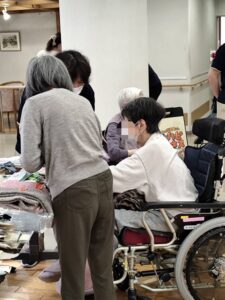 神奈川の特養様で販売会❣️